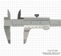 Preview: Small vernier caliper,  70 x 0.05 mm, INOX, monoblock, set screw