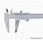 Preview: Vernier calipers with set screw, 300x0,05 mm
