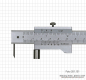 Preview: Marking vernier caliper with roll, 200 mm