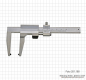 Preview: Prec. vernier caliper for brake-discs, 0 - 100 x 120 mm
