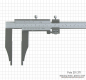 Preview: Control caliper without points, light, 200 x 60 x 0.05 mm