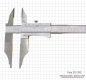 Preview: Control caliper with points, 200 x 60 x 0.05 mm