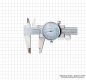 Preview: Dial vernier calipers, 150 x 0,02 mm