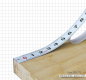 Preview: Scale measuring tape, 5 m, EG class  II, self adhesive glue