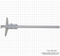Preview: Prec. depth vernier calipers with hook, 500 x 100 mm