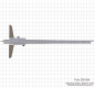 Preview: Depth vernier caliper with needle point, convertable, 150 x 100 x 0.05 mm