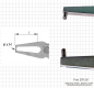 Preview: Digital caliper gauge for outside measurements IP 65,  60 - 80 mm