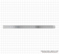 Preview: Steel ruler, INOX, rigid pattern,  500x30x1,0 mm