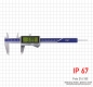 Preview: Digital caliper, IP 67, 150 mm, round depth bar, inductive measuring system