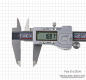 Preview: Digital caliper, 150 mm, ABS-System