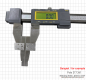 Preview: Digital control caliper, made of carbon fibre with exchangeable jaws, IP 65, 1500 mm