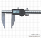Preview: Digital control caliper 300 x 90 mm without point, 3V