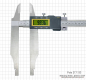 Preview: Digital control caliper with points, IP65, 300 x 90 mm