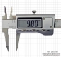Preview: Digital caliper, with narrow jaws and narrow points, 70 mm