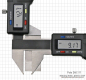 Preview: Digital gear thickness gauge, M5 - 50