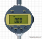 Preview: Digital dial indicator, 25 x 0.01 mm, IP 54