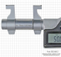 Preview: Digital inside micrometer, round measuring face, IP65,  75 - 100 mm