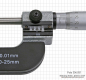 Preview: Outside micrometers with counter, 75 - 100 mm, reading 0,01 mm