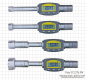 Preview: Dig. three point internal micrometer set,  20 - 50 mm