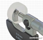 Preview: Plane face glass set for inspection of micrometer 75 - 100 mm