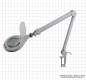 Preview: Magnifier lamp, LED, 127 mm, stand