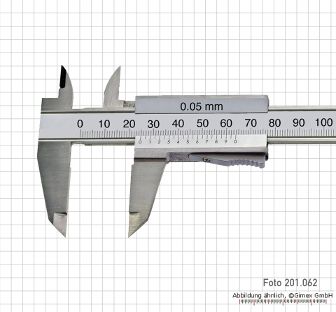 Vernier caliper TOP, 150 x 0.05 mm, auto lock,  with large numbers