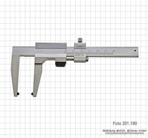 Prec. vernier caliper for brake-discs, 0 - 50 x 50 mm