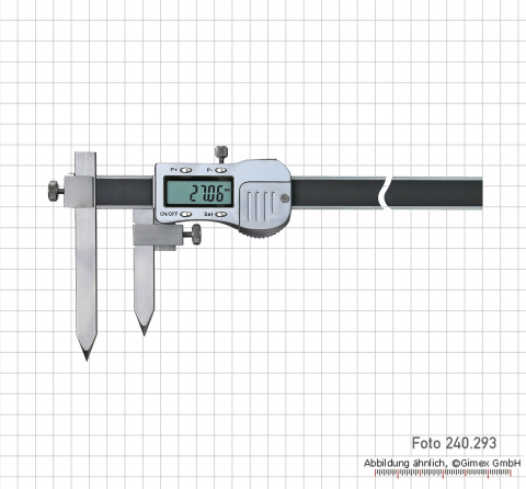 Digital caliper for hole center distance 500 mm