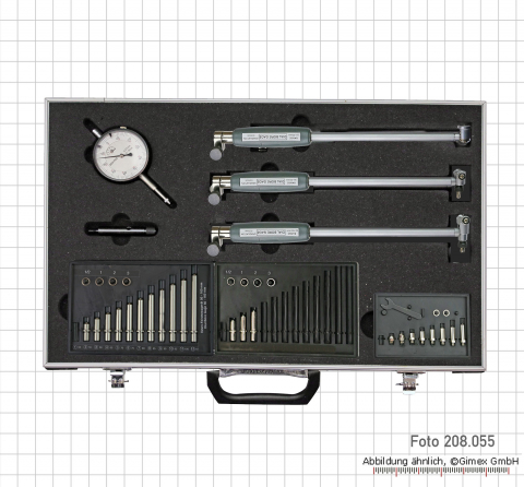 Prec. Internal measuring instrument set, 18 - 160 mm, mechanical