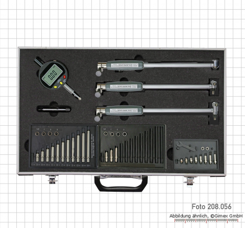 Prec. Internal measuring instrument set, 18 - 160 mm, digital
