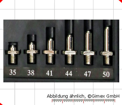 Messbolzen-Set für Innen-Feinmessgerät 35 - 50 mm