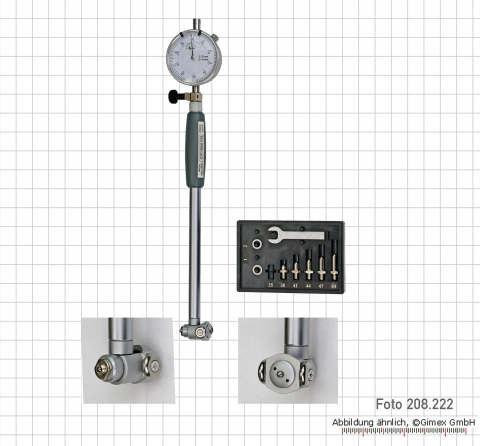 Internal measuring instrument,  35 - 50 mm, carbide