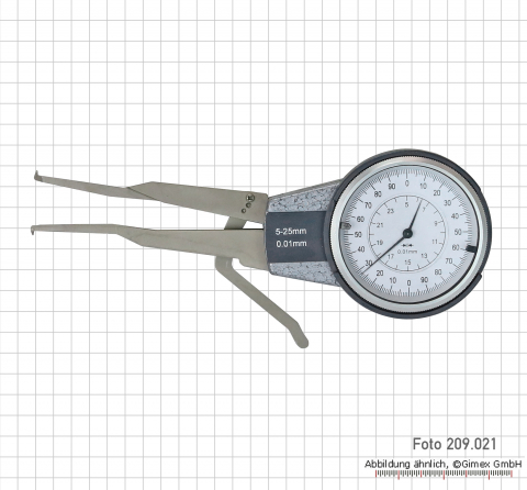 Caliper gauge for inside measurements, 10 - 30 mm