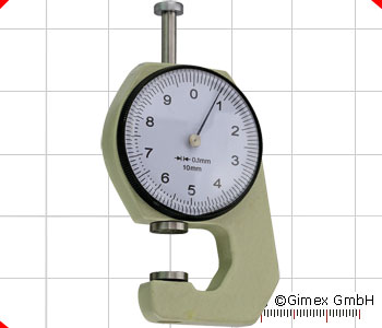 Thickness gauge 0-10 mm, smal, flat