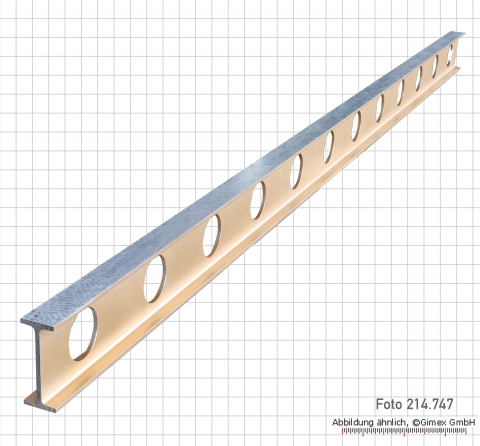 Assembly straight edge, made of aluminium magnesium alloy, 3000 mm