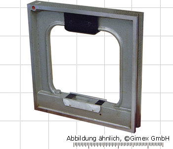 Präzisions-Rahmen-Wasserwaage, Abl. 0,1 mm, 150 x 150 mm