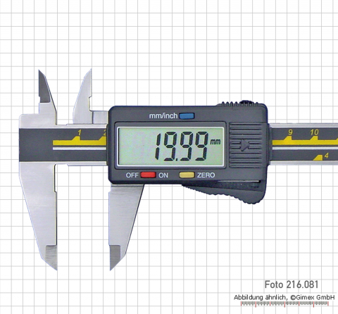 Digital caliper, with autolock, 150 mm