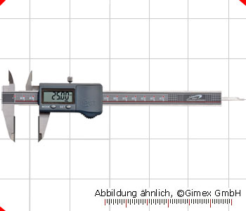 Messzeuge, Messschieber, Mikrometer, Messuhren - Dig.-Taschen-Messschieber  mit HM-Messfl., IP 67, Sylvac, 200 mm