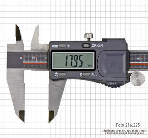 Digital poket caliper,  300 mm, ABS-System, IP 54