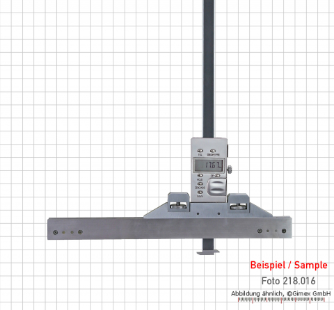 Extension base for digital depth caliper with changeable measuring points 300 mm