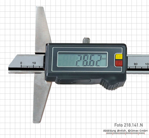 Digital depth caliper 150 mm, IP 67