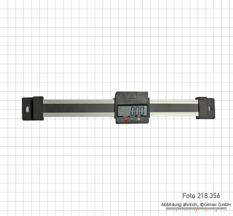 Dig.-Einbau-Messschieber, waagrecht,  100 mm, Alu-Profil