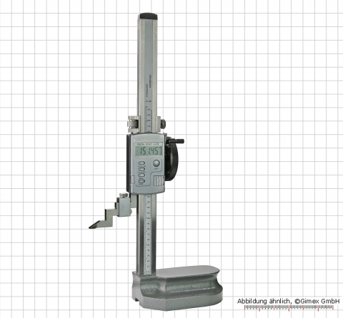 Digital height and marking gauges, with driving wheel, 600 mm