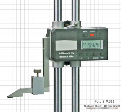 Digital height gauges with double column, 600 mm