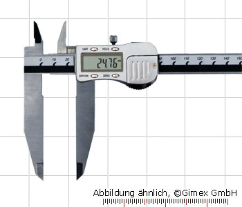Dig.-Messschieber 3V mit extra langen Schn. 200 x 80 mm
