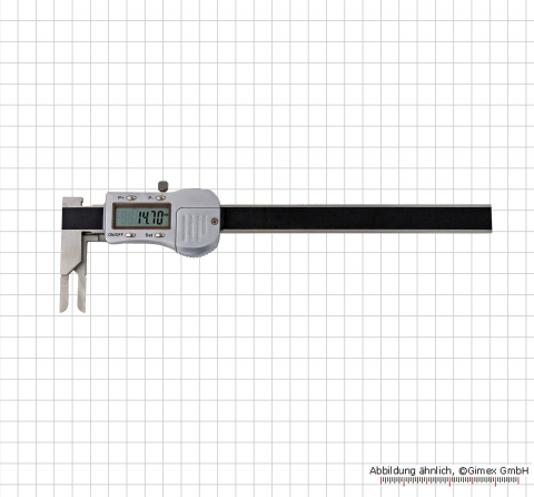 Digital caliper with inside jaws 5 - 150 mm