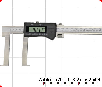 Digital vernier caliper with outside points, 50 - 500 mm