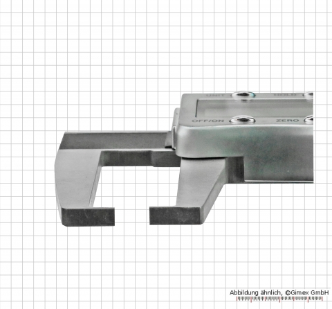 Digital caliper with inside flat points, 500 x 100 mm