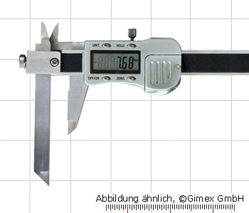 Dig.-Messschieber 3V mit verschiebbarem Messschnabel, 0 - 150 mm
