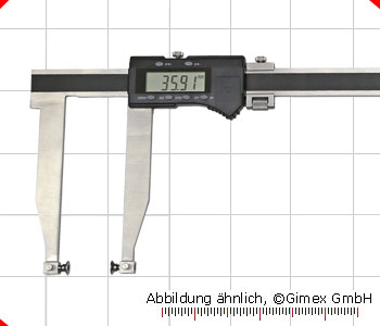 Digital Uni Caliper with exchangeable tips, 0-500 mm